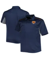 Men's Navy Chicago Bears Big and Tall Team Color Polo Shirt