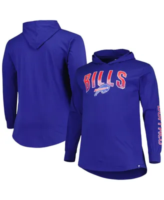 Men's Fanatics Royal Buffalo Bills Big and Tall Front Runner Pullover Hoodie