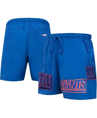 Men's Pro Standard Royal New York Giants Woven Shorts