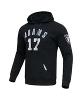 Men's Pro Standard Davante Adams Black Las Vegas Raiders Player Name and Number Pullover Hoodie