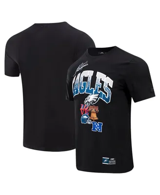 Men's Pro Standard Black Philadelphia Eagles Super Bowl Lii Patch Hometown Collection T-shirt