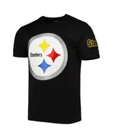 Men's Pro Standard Black Pittsburgh Steelers Mash Up T-shirt