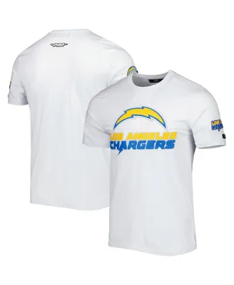 Men's Pro Standard White Los Angeles Chargers Mash Up T-shirt