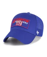 Big Boys '47 Brand Royal New York Giants Levee Mvp Trucker Adjustable Hat