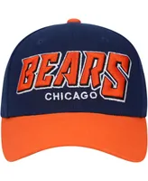 Big Boys Mitchell & Ness Navy, Orange Chicago Bears Shredder Adjustable Hat