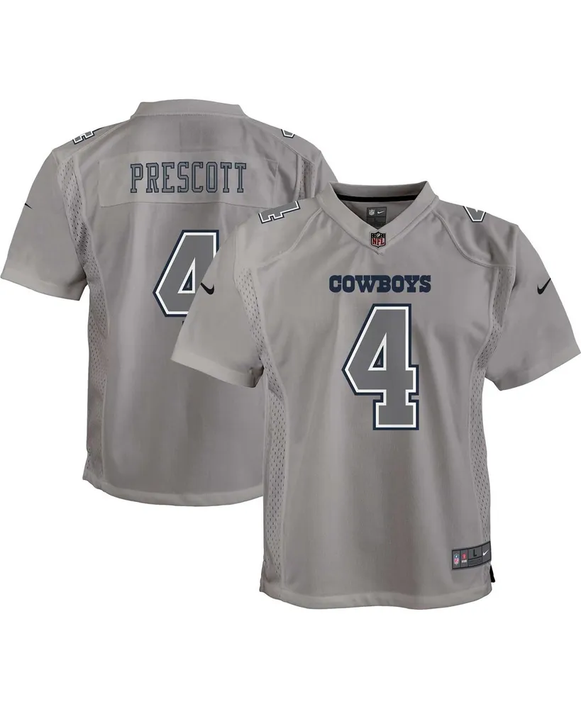 Big Boys Nike Dak Prescott Gray Dallas Cowboys Atmosphere Game Jersey