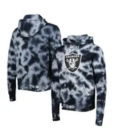 Men's New Era Black Las Vegas Raiders Team Tie-Dye Pullover Hoodie