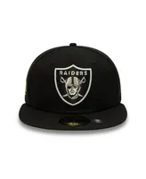 Men's New Era Black Las Vegas Raiders Citrus Pop 59FIFTY Fitted Hat