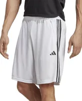 adidas Men's Train Essentials Classic-Fit Aeroready 3-Stripes 10" Training Shorts