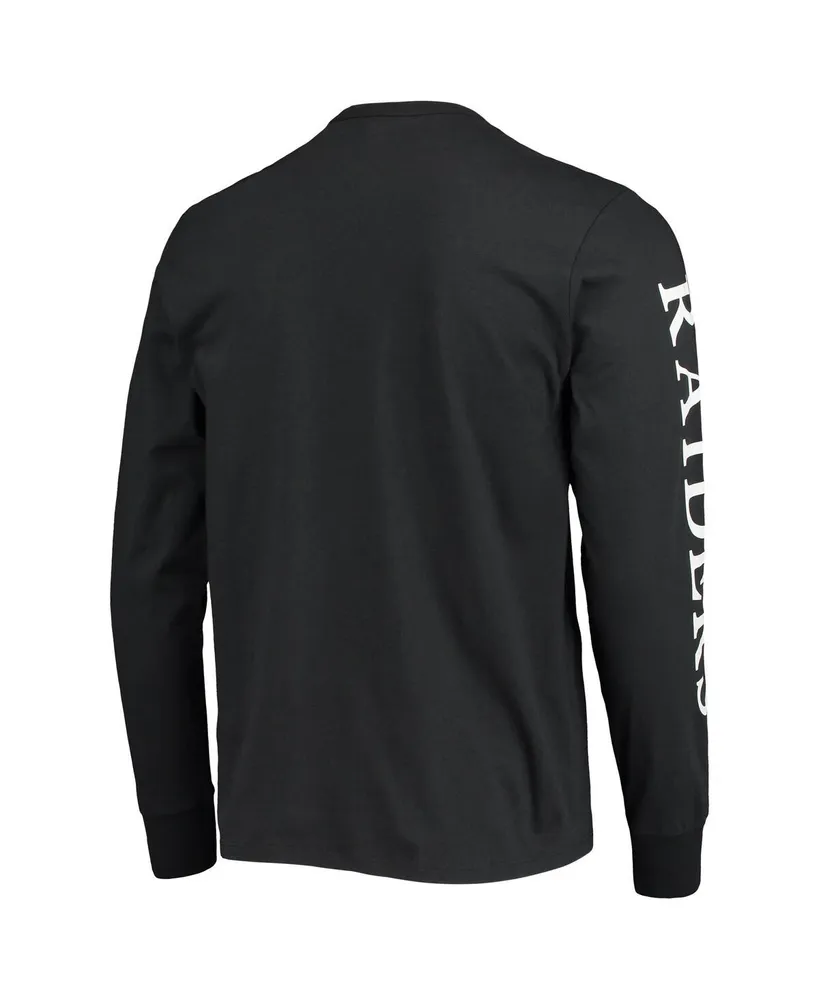 Men's '47 Brand Black Las Vegas Raiders Franklin Long Sleeve T-shirt
