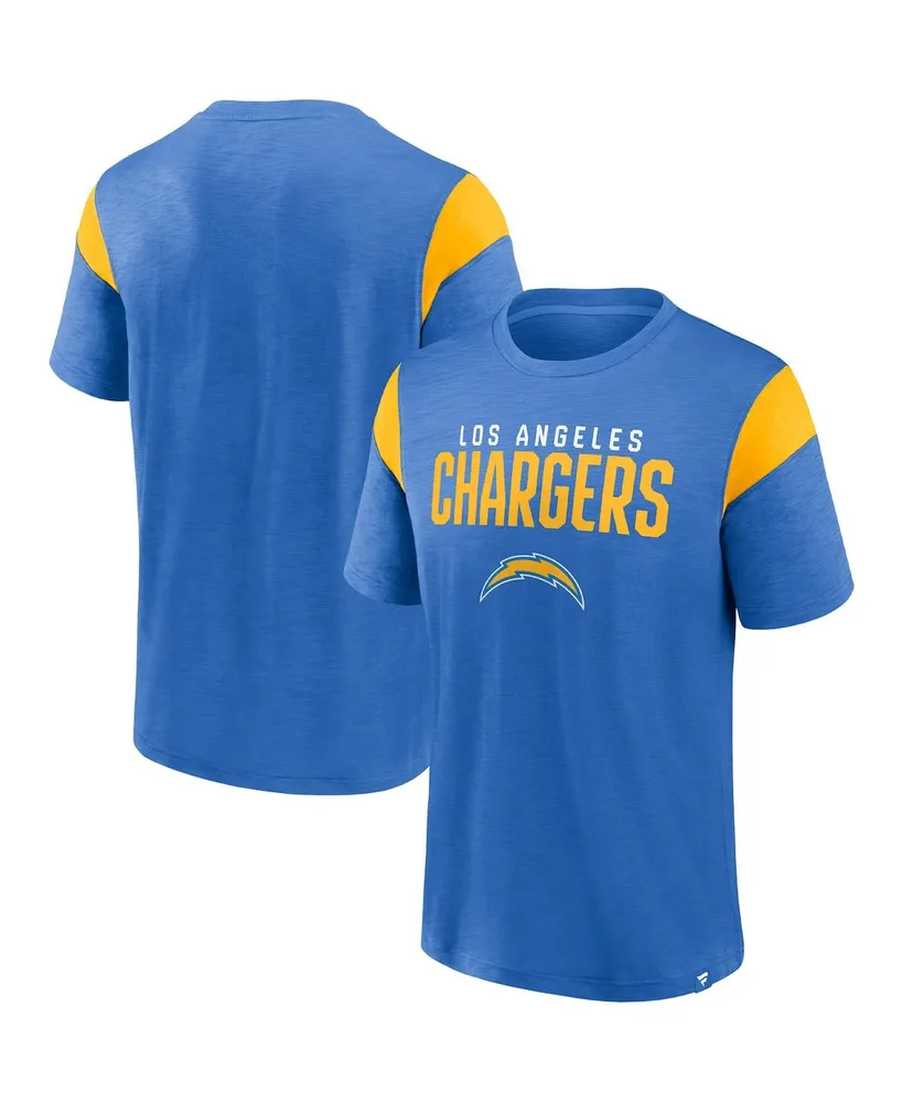 Fanatics Men's Branded Powder Blue, Heathered Gray Los Angeles