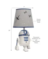 Lambs & Ivy Star Wars Classic Hand Painted R2-D2 Lamp with Shade & Bulb