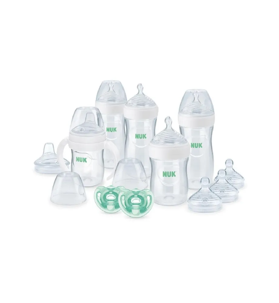 Nuk Baby Simply Natural 12 Piece Bottle, Cup and Pacifier Gift Set