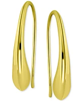 Giani Bernini Polished Teardrop Threader Earrings, Created for Macy's