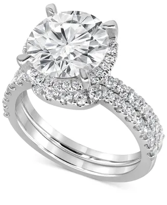 Badgley Mischka Certified Lab Grown Diamond Bridal Set (5 ct. t.w.) in 14k Gold