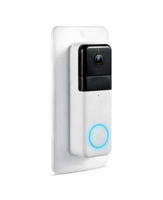 Wasserstein Wall Plate Compatible with Wyze Video Doorbell Pro - Weather Resistant Doorbell Mount for your Wyze Doorbell (1 Pack, White)