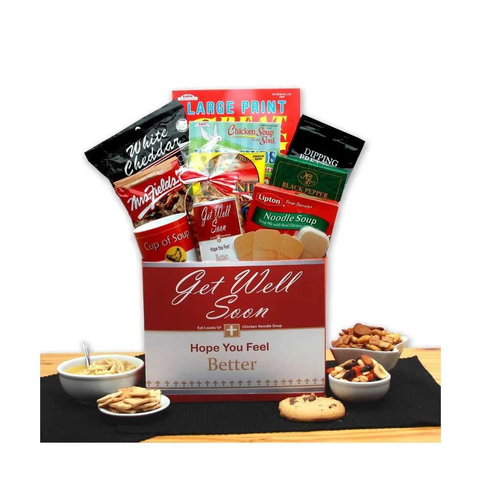 Gbds Chicken Noodle Soup Get Well Gift Box- get well soon gifts for women