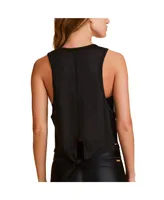 Women's Mesh Tie-Back Tank