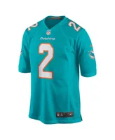 Men's Nike Bradley Chubb Aqua Miami Dolphins Game Player Jersey