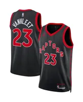 Men's Jordan Fred Vanvleet Black Toronto Raptors 2022/23 Statement Edition Swingman Jersey