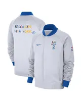 Men's Nike White, Royal Brooklyn Nets 2022/23 City Edition Showtime Thermaflex Full-Zip Jacket
