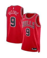 Men's and Women's Nike Nikola Vucevic Red Chicago Bulls Swingman Jersey - Icon Edition