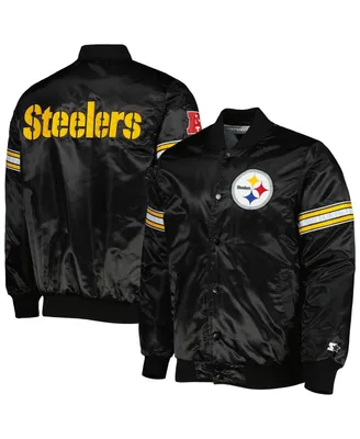 Pittsburgh Steelers Starter The Power Forward Full-Snap Jacket - White