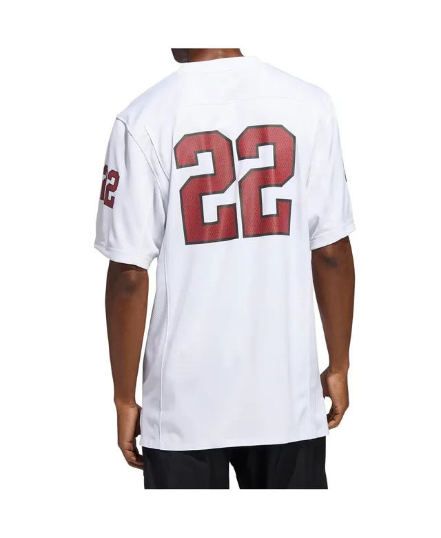 Men's adidas #22 White Mississippi State Bulldogs Premier Strategy