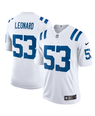 Men's Nike Shaquille Leonard White Indianapolis Colts Vapor Limited Jersey