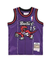 Infant Boys and Girls Mitchell & Ness Vince Carter Purple Toronto Raptors 1998/99 Hardwood Classics Retired Player Jersey