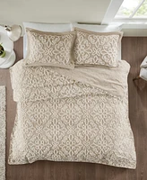 Madison Park Sabrina Tufted Chenille 3-Pc. Bedspread Set