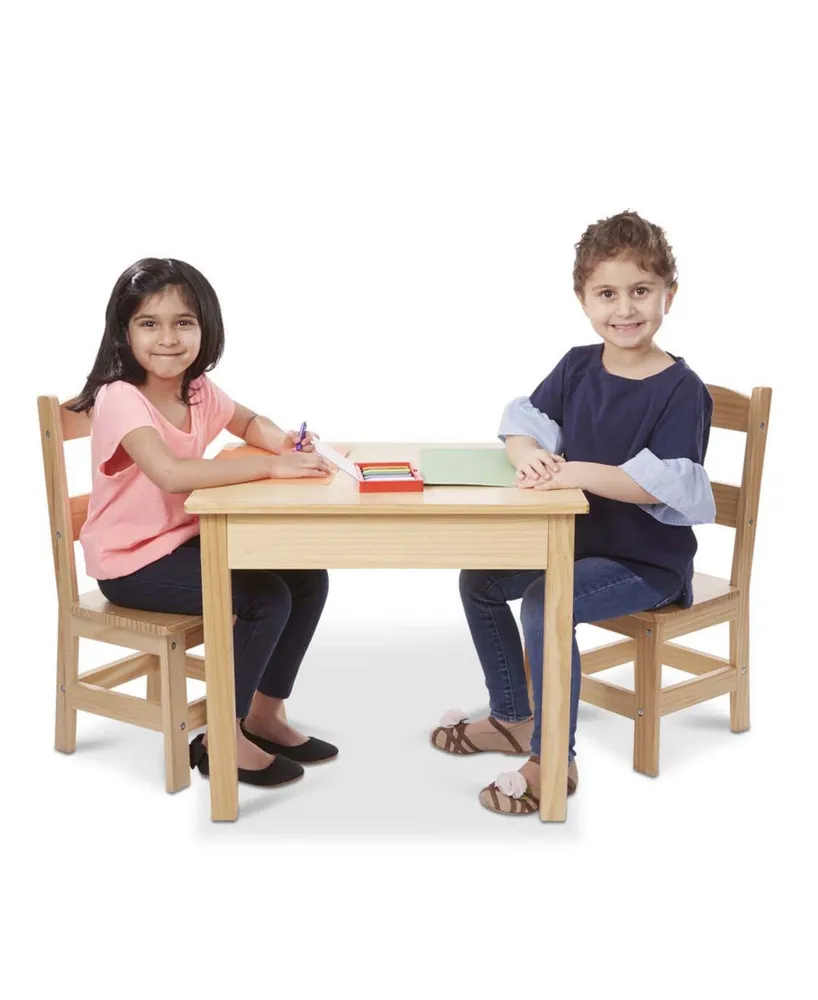 Melissa and Doug Wooden Table & Chairs Set