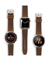 Timberland Unisex Ashby Brown Genuine Leather Universal Smart Watch Strap 22mm