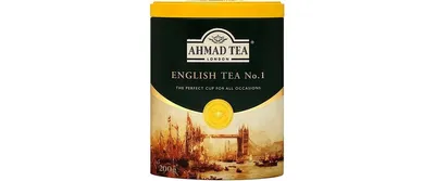 Ahmad Tea English Tea No.1 Black Loose Leaf Tea in Tin (Pack of 3)