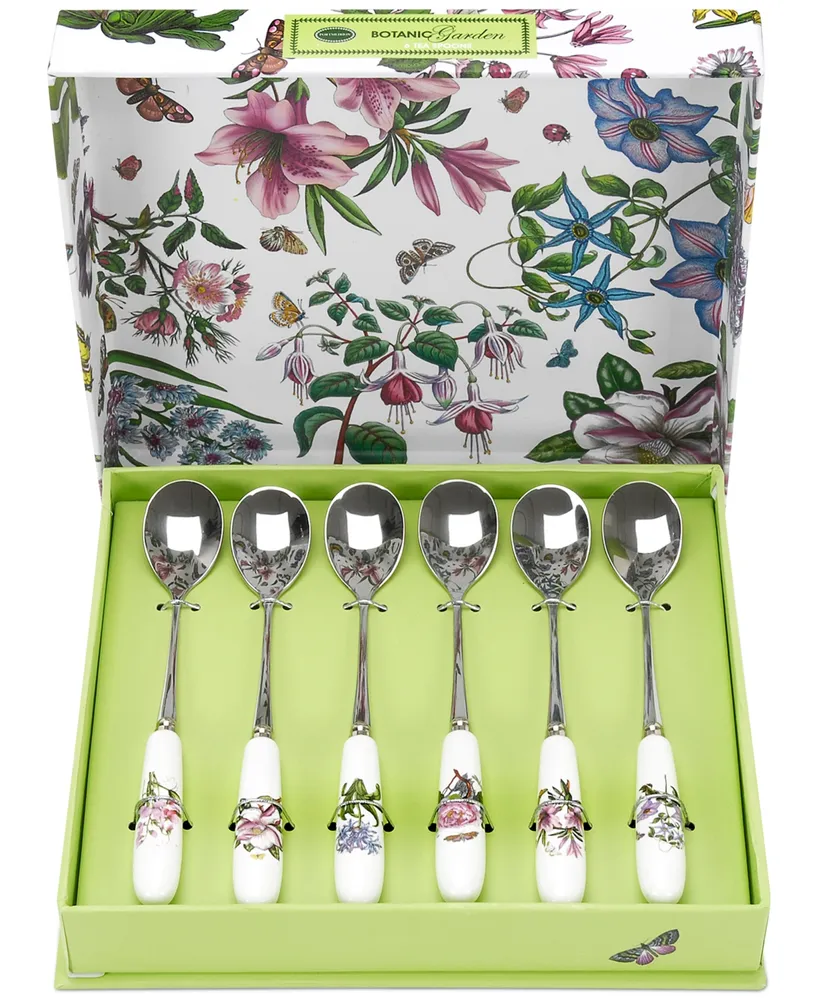 Portmeirion Botanic Garden Set of 6 Teaspoons