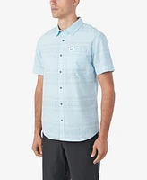 O'Neill Men's Seafaring Stripe Short Sleeve Standard Shirt