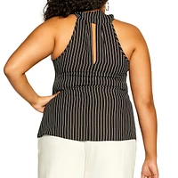 City Chic Women's Mia Stripe Top