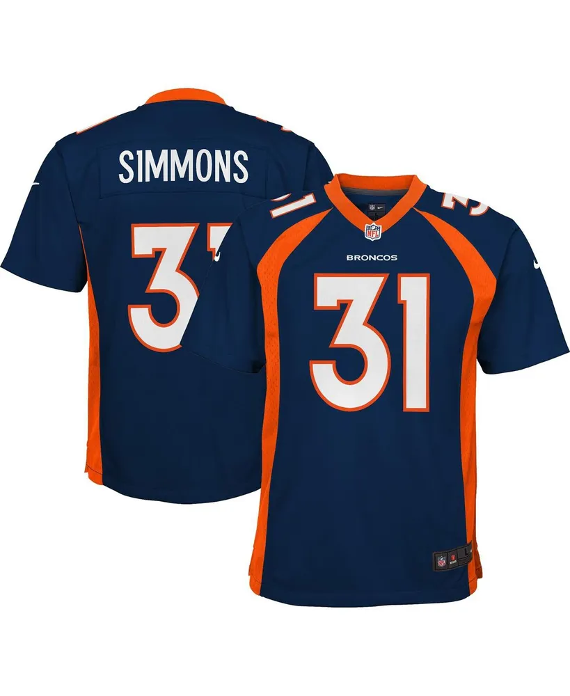 Nike Russell Wilson Navy Denver Broncos Alternate Game Jersey