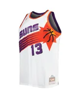 Men's Mitchell & Ness Steve Nash White Phoenix Suns Big and Tall Hardwood Classics 1996-97 Swingman Jersey