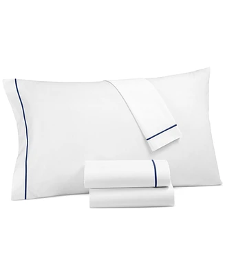 Hotel Collection Italian Percale Cotton 4-Pc. Sheet Set, Queen, Exclusively at Macy's