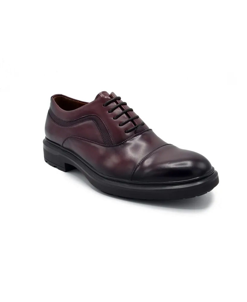 Aston Marc Men's Tuscan Cap Toe Dress Shoes