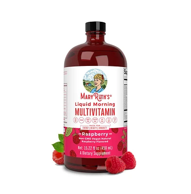 MaryRuth's Liquid Morning Multivitamin Raspberry