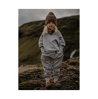 The Simple Folk Kids Comfy Organic Cotton Fleece Sweatshirt