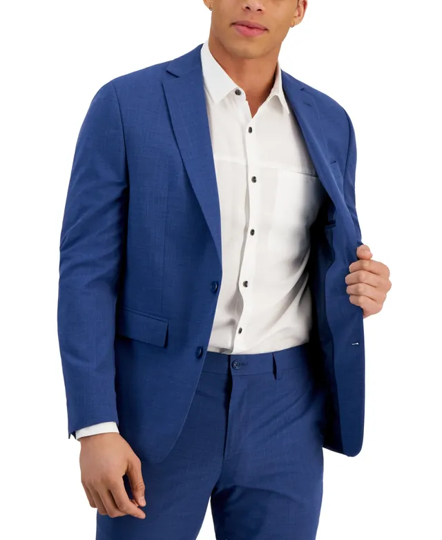 Men's Slim-Fit Black Solid Suit Jacket, Created for Macy's