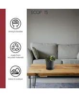 Ecopots Round Modern Indoor and Outdoor Planter Saucer