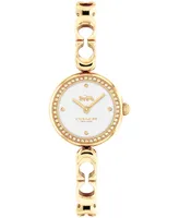 Coach Women's Gracie Quartz Gold-Tone Stainless Steel Bangle Watch 23mm - Gold