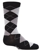 MeMoi Big Boys Classic Argyle Cotton Blend Crew Socks