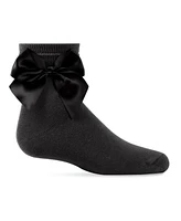 MeMoi Little Girls Side Bow Anklet Socks