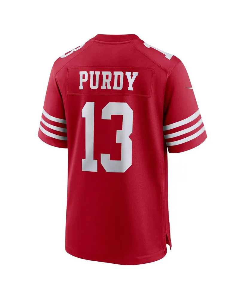 Men's Nike Brock Purdy Scarlet San Francisco 49ers Game Player Jersey