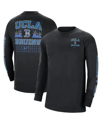 Men's Nike Black Ucla Bruins Tour Max 90 Long Sleeve T-shirt